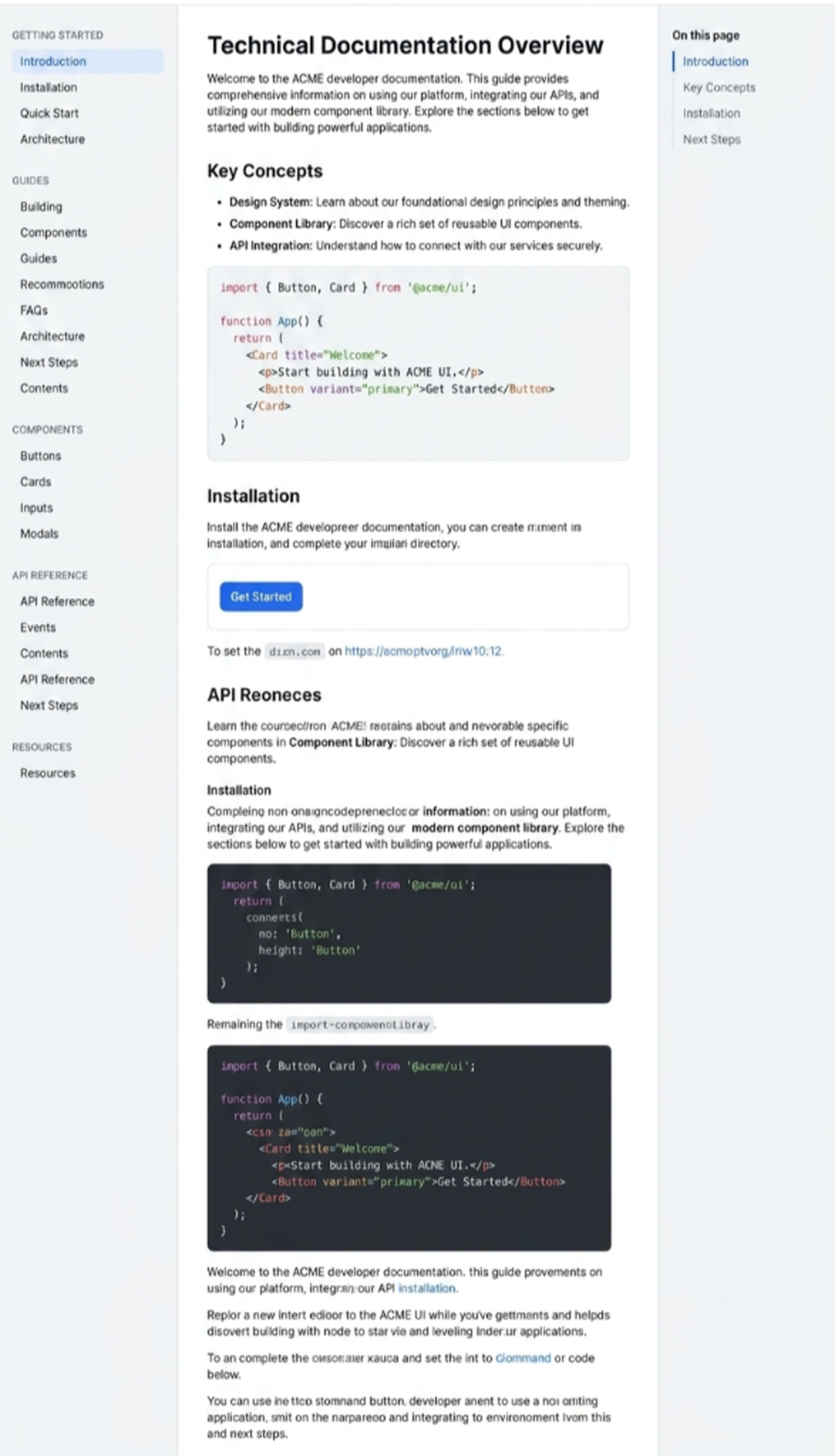 Developer Technical Documentation